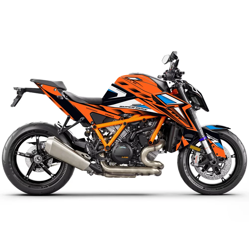 For 1390 Super Duke R 2024 Superduke 1390 R Motorcycle Accessories Kit Full Graphic Stickers Set Graphic