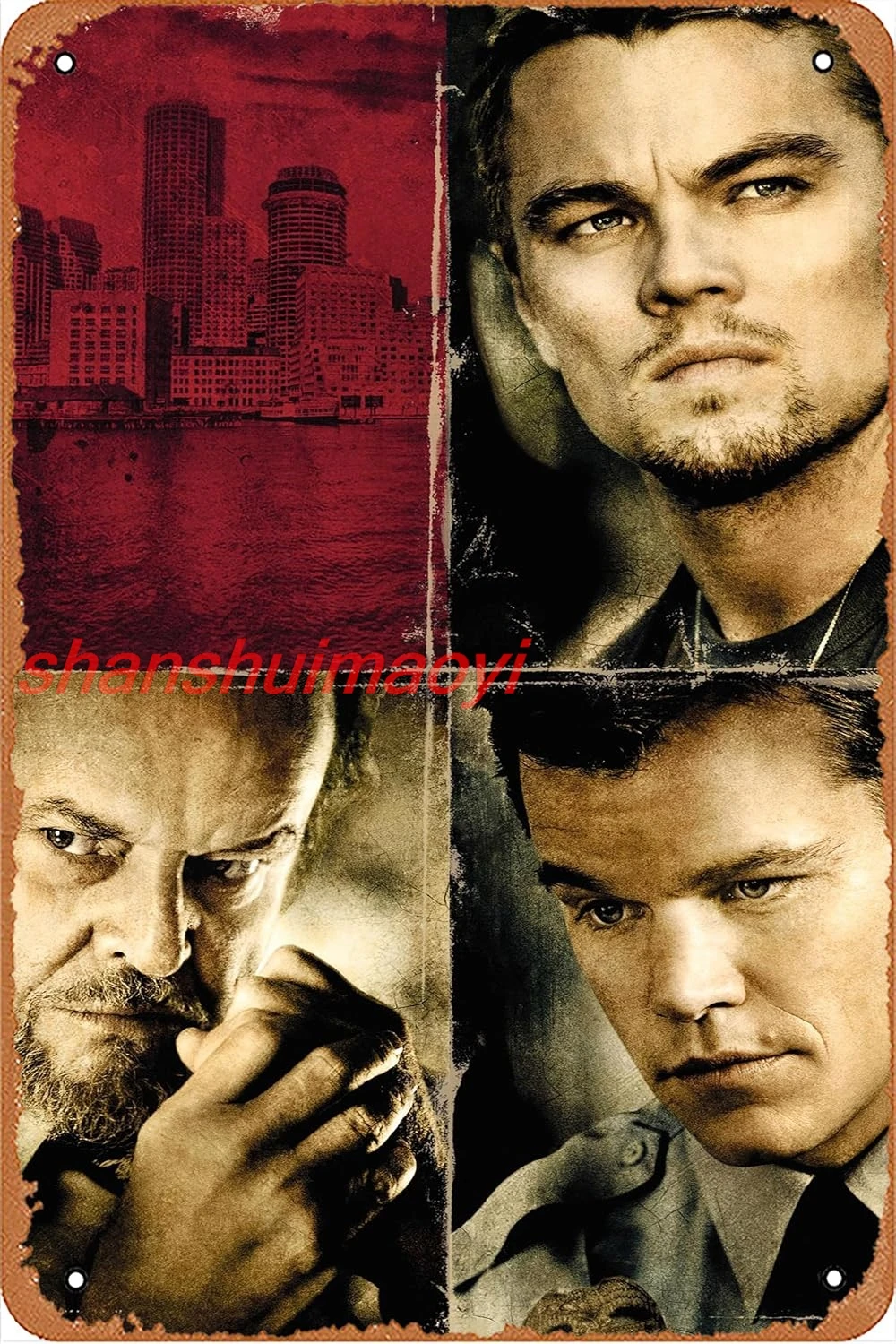 The Departed Trending Movie Posters On The Wall Metal Tin Sign/Metal Plaque Metal Sign Retro Vintage Metal 8 X 12 Inc 1pc sign