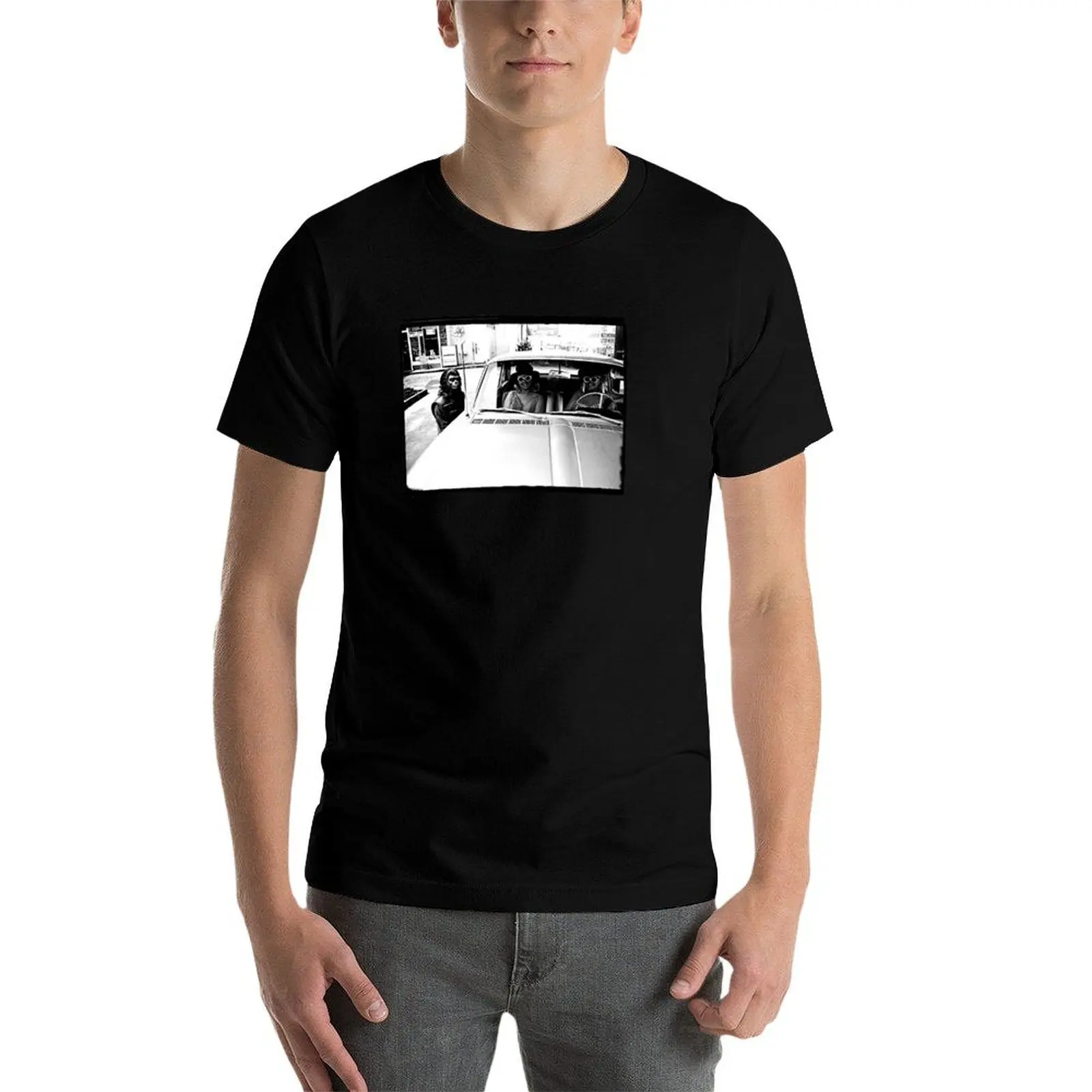 Hitching a Ride on the Planet of the Apes T-Shirt Worker Basic Short Sleeve Tee - view 3