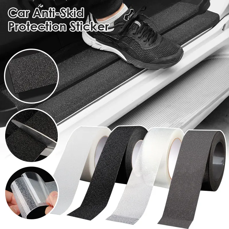 PEVA Non-slip Car Sticker Door Edge Protector Strip Traceless Self-adhesive Dustproof Door Sill Anti Scratch Film Bumper Sticker