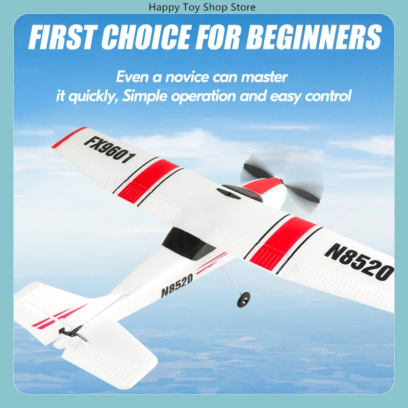 FX9601 RC Plane 4CH Cessna-Style Brushless Fixed Wing EPP Foam Glider RTF