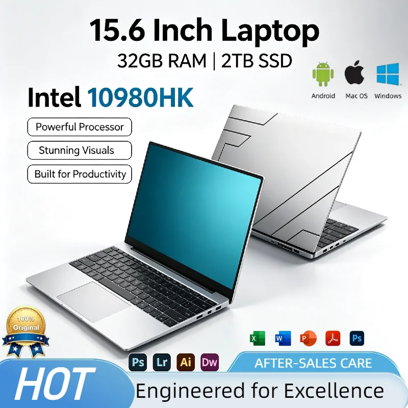 Intel Intel Core i9 10980HK 15.6 Inch Gaming Laptop 32GB RAM 2TB SSD Fingerprint Unlock WiFi 6 4K Ultrabook Pro Max Speed - Aliexpress Deal