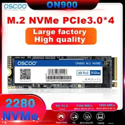 OSCOO SSD M2 NVME 256GB SSD M.2 2280 PCIe 3.0 SSD Nmve M2 하드 드라이브 디스크, 내부 솔리드 스테이트 드라이브 공장 가격