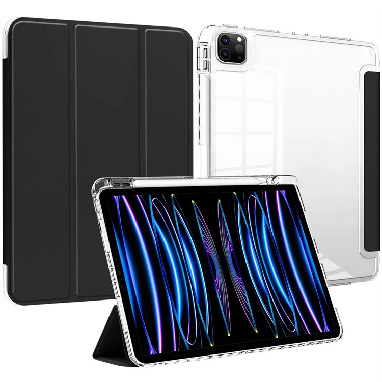 Für iPad Air 11 13 Pro 11 12.9 Mini 7 6 Hülle Acryl Dreifach Faltbarer Ständer Stoßfeste Tablet-Schutzhülle – Detail 1