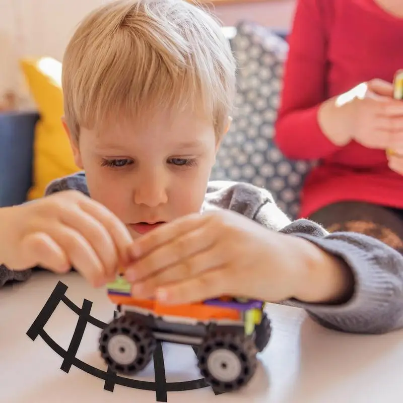 Track Tape Klebeband Aufkleber Kinder Spielzeug Zug Track Aufkleber Rolle für Autos Track Eltern-Kind interaktives Spiel für Kinder