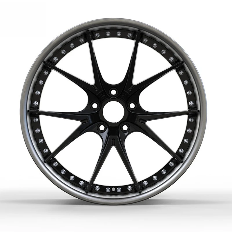 Automotive aluminum wheels modified 20/21/22 inch two-piece forged wheels