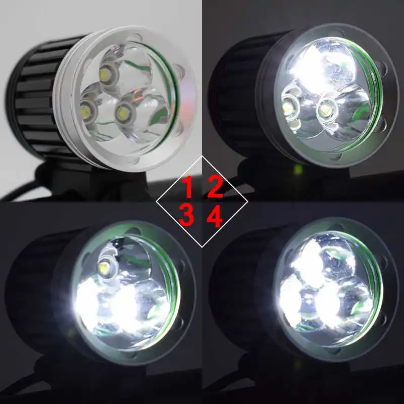 5000 Lumens XML T6 LED Bicycle Light Lantern Road Mountain Bike Headlight Cycling Front Lamp 18650 Battery Flashlight + Charger