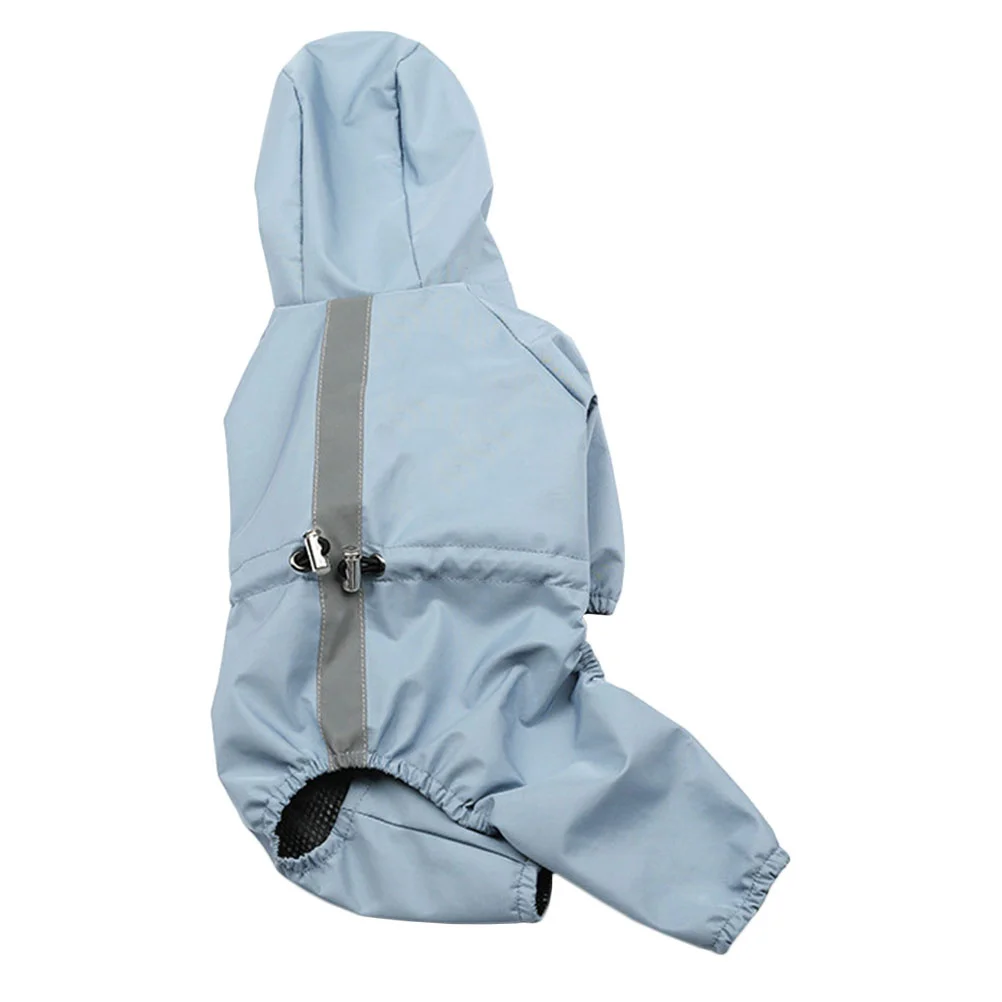1 قطعة معطف واق من المطر الكلب العملي الحيوانات الأليفة ملابس ضد المطر مقاوم للماء تنفس هوديي للكلاب الصغيرة والقطط معدات المطر الأنيقة