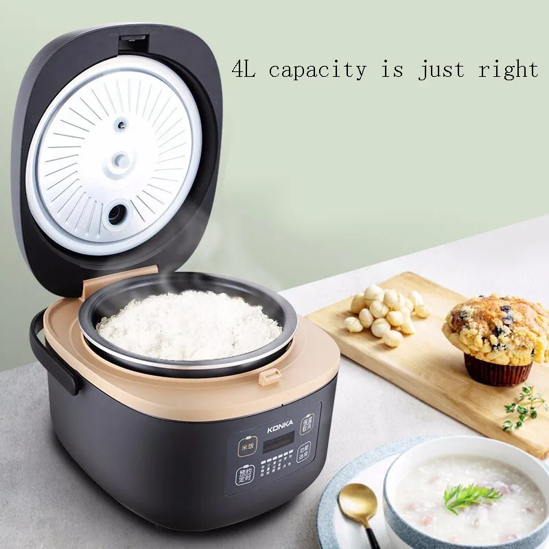 جهاز طبخ الأرز بالبخار منخفض السكر سعة 4 لتر، جهاز طبخ الأرز الذكي، جهاز طبخ الأرز المتعدد، جهاز طبخ الأرز للتخييم #3