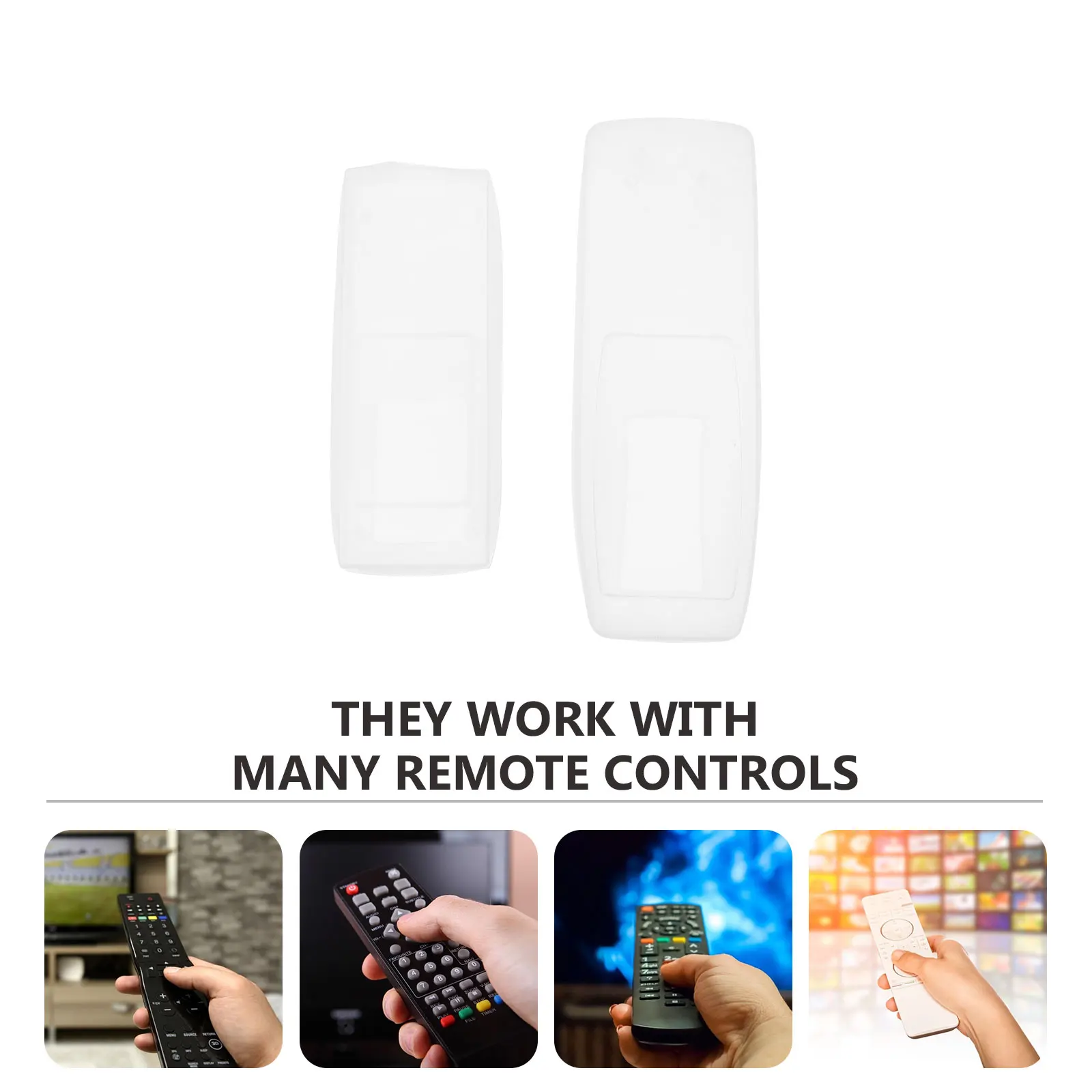 

4pcs Silicone Remote Control Cover Dustproof Waterproof Controller Protector for Robust Stretch Resistant Nonslip Remote Case