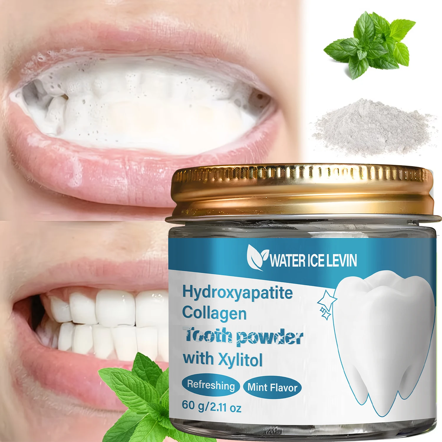 Teeth Whitening Ingredients - Multi Natural Ingredient Tooth Powder Bai