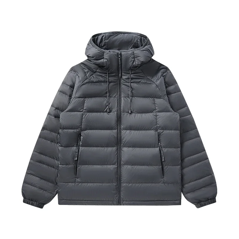 

Couple Lightweight White Duck Down Jacket for Winter Outdoor Trendy Comfortable Windproof Breathable Warm Down Coat Men Women