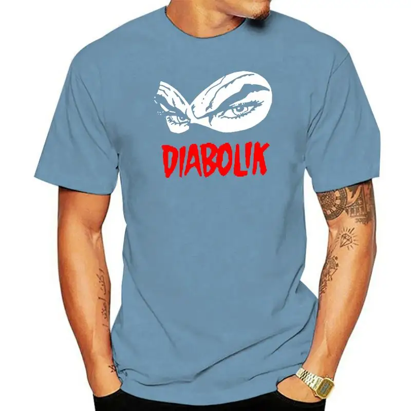 Men Printing Short Sleeve Tshirt trend  DIABOLIK eva CARTOON FUMETTI Cheap wholesale  Tshirt 100 %Cotton