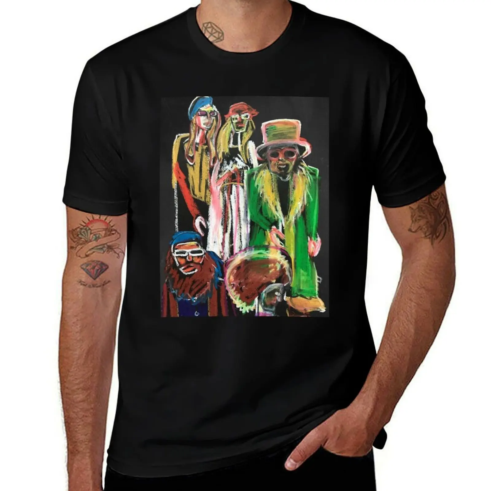 TroutMask Replica Cpt Beefheart T-Shirt Sports Casual Short Sleeve Cotton Tee