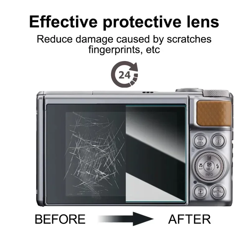 HD Clear Tempered Glass Screen Protector for Canon Powershot SX730/SX740 HS sx730 sx740 Camera LCD Screen Protective Film Cover