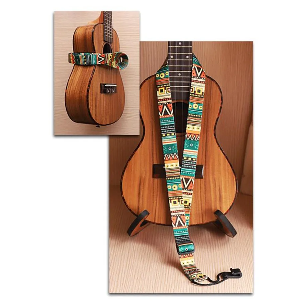 Adjustable Ukulele Strap Sling & Hook, HawaiianStyle Design, Suitable For Ukuleles And Small Guitars, Durable And Lightweight 16