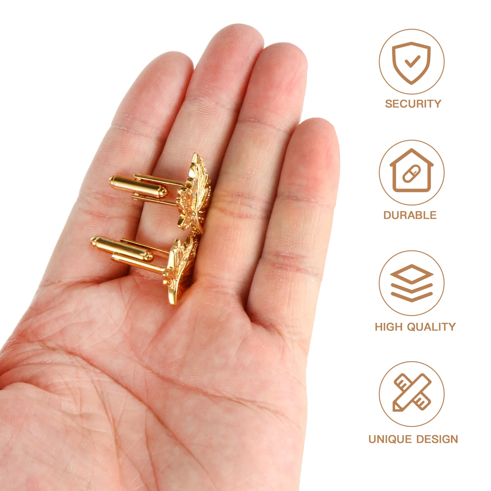 

Maple Leaf Cufflinks Button Studs Autumn Gift Fastener Buttons for Shirts Clothes Accessories Fashion Style Casual Formal Events