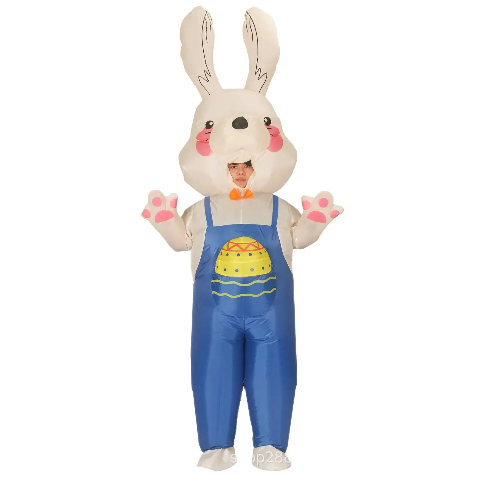 

Rabbit Inflatable Costume Adult Halloween Cosplay Air Blow Up Suit Carnival Festival Party Easter Bunny Atmosphere Props Funny