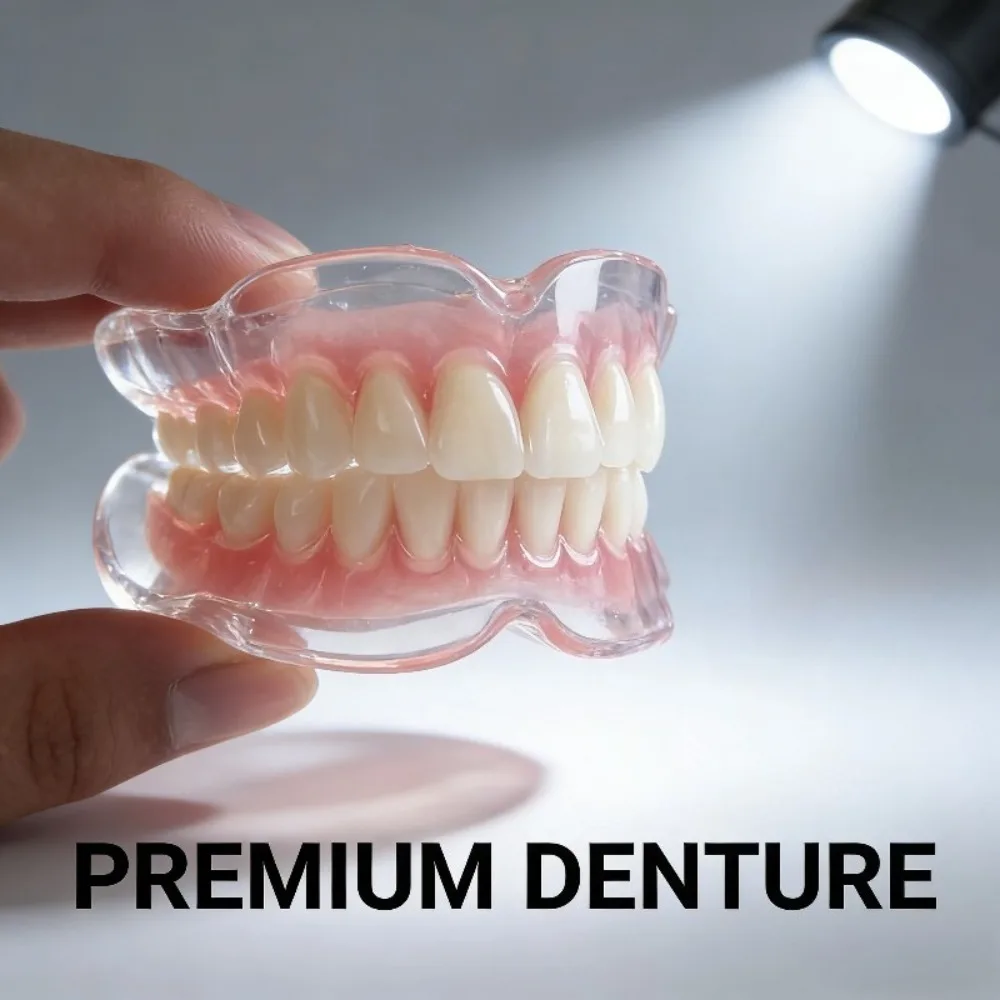 Prótesis Dentales Inmediatas: Bases de prótesis diseñadas específicamente para adultos sin dientes