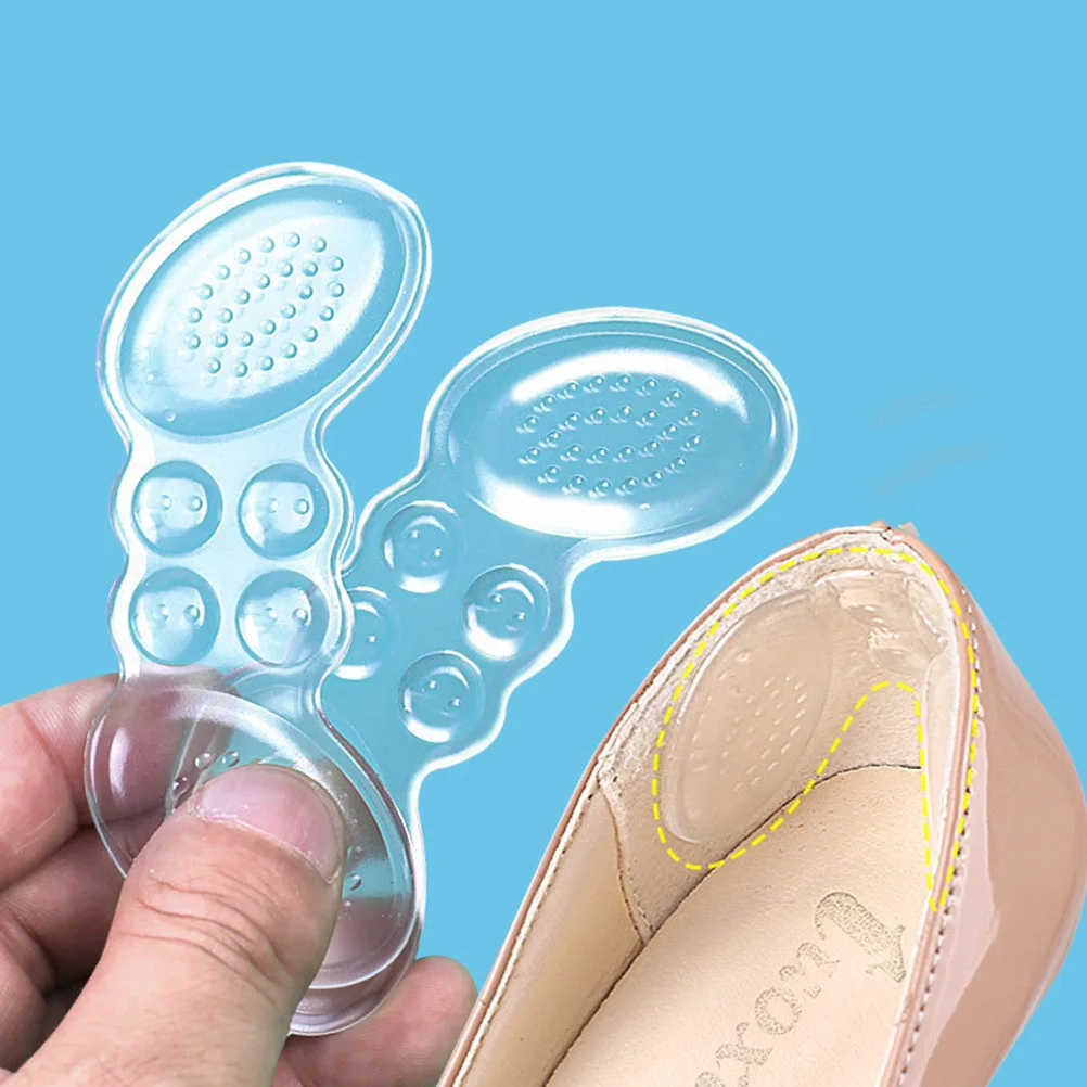 

4Pairs Invisible Rear Heel Stickers High Heel Protective Pads Transparent Thin Comfort Feet Protection Feet Protection Sticker