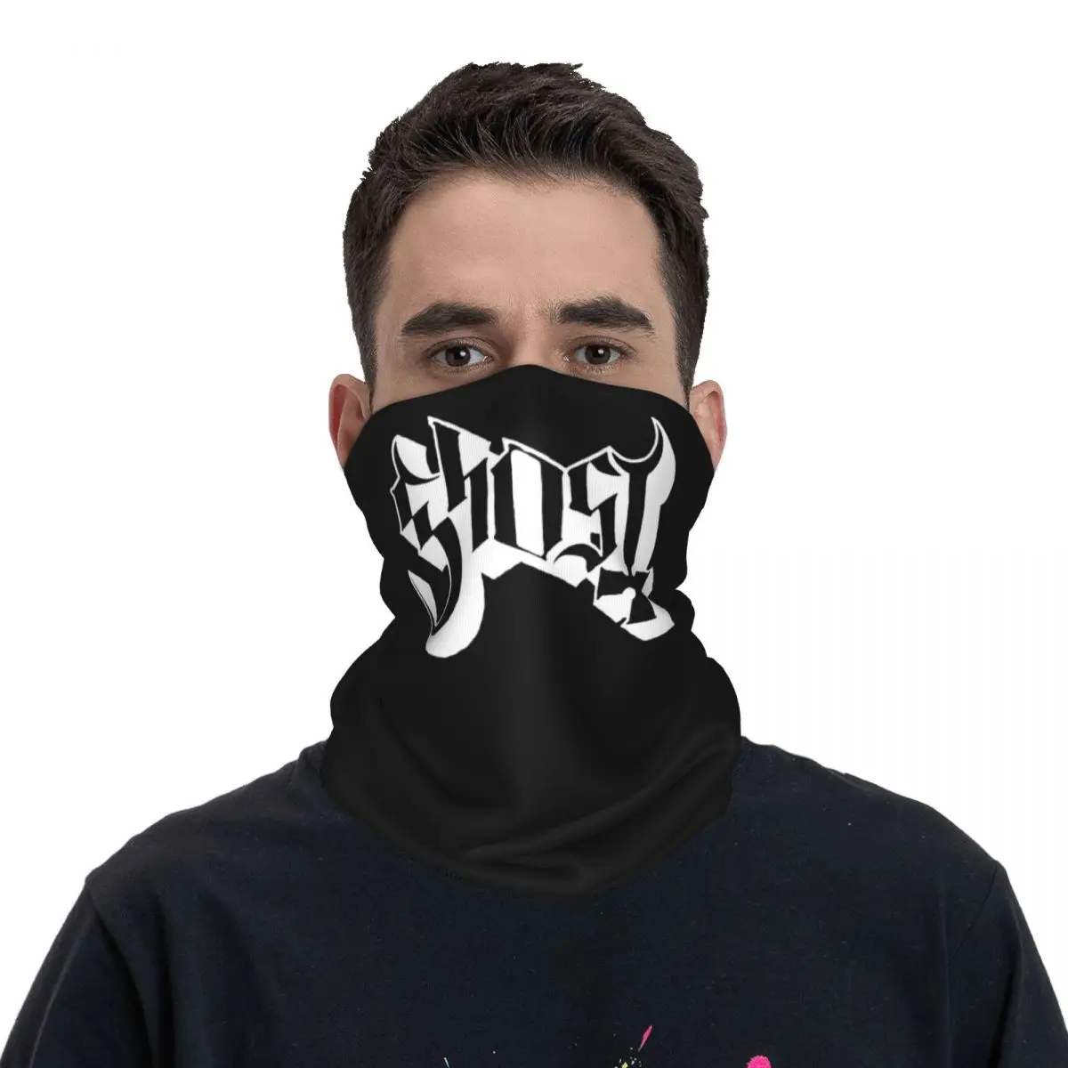 Banda de Rock Ghost BC Bandana para hombre y mujer, bufanda envolvente impresa, multiusos, ciclismo, a prueba de viento