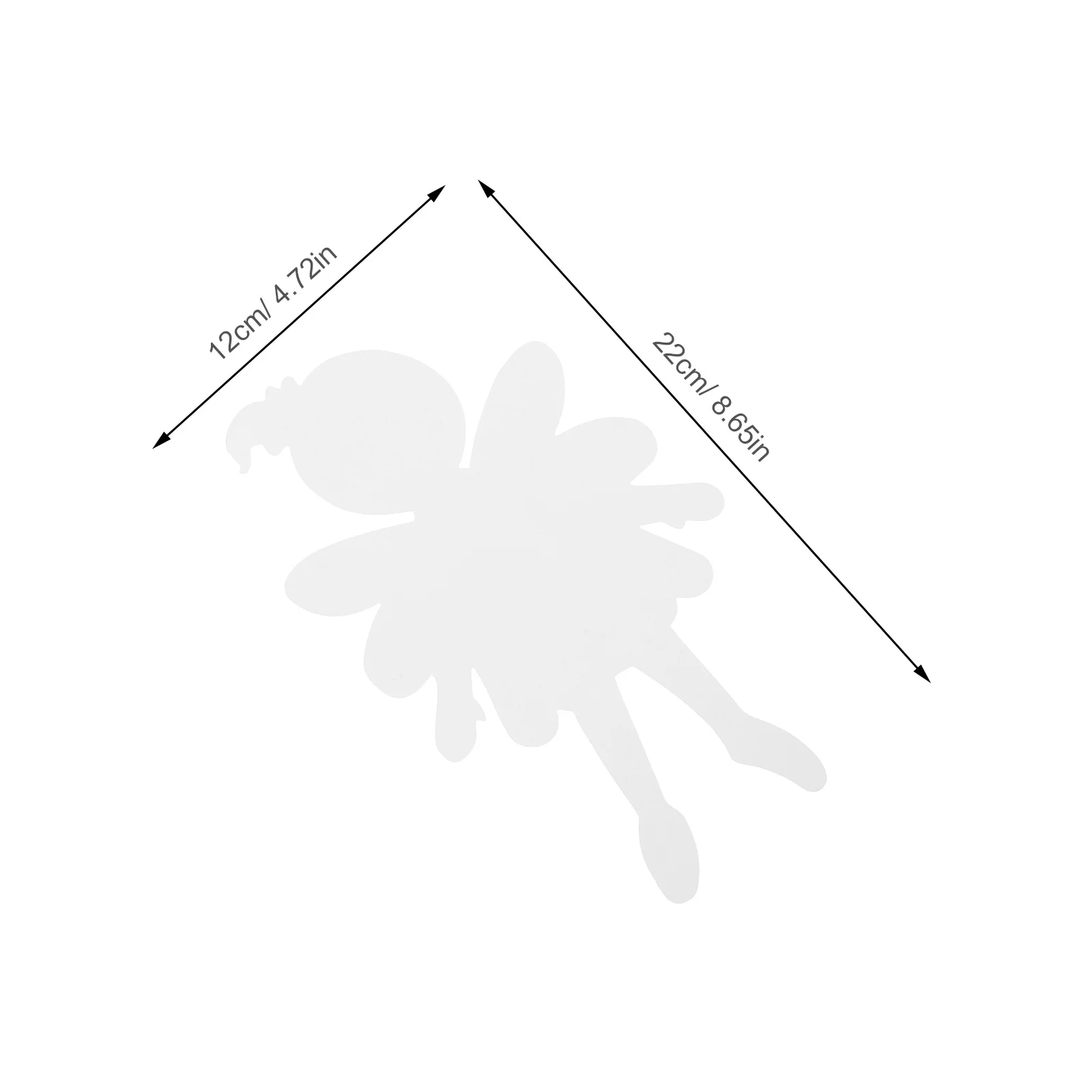 20 قطعة من الورق المقوى الأبيض القواطع ورقة فارغة شخصيات للوازم الفنية دهان داي الحرف ديكور الفصول الدراسية ما قبل المدرسة #6