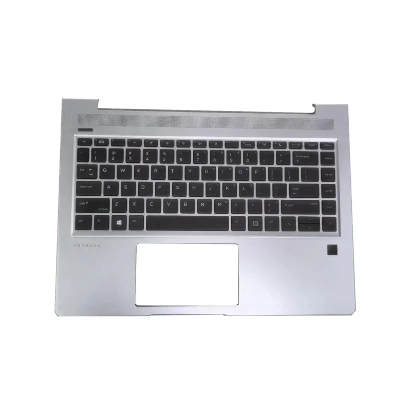 

WAFWAFW новый оригинальный чехол для HP ProBook 440 G7, чехол для упора для рук, клавиатура с отверстием FPR, серебристый L65225-001