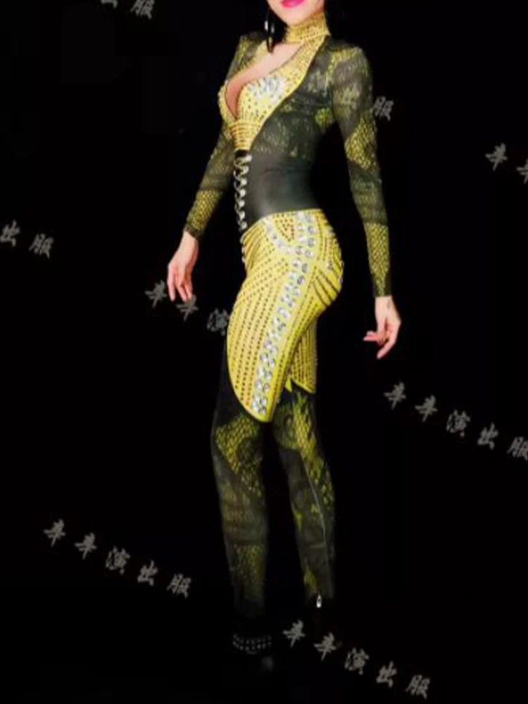 High Quality Hot Diamond Elastic Printed Jumpsuit 2024 New Fashion Customized Women\'S Clothing