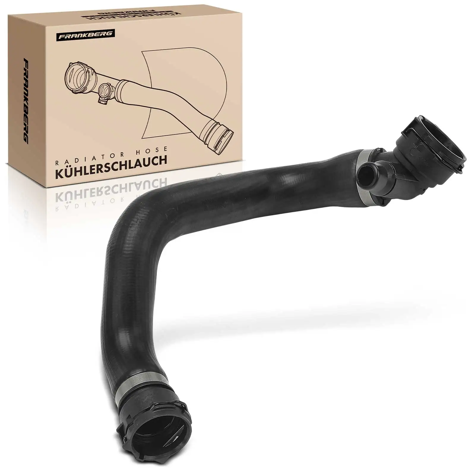Frankberg 1x Kühlerschlauch unten für BMW F20 F23 F34 F30 F80 F31 2.0L 17128662836