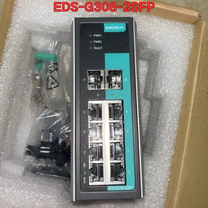 New Mosa EDS-G308-2SFP Gigabit Industrial Ethernet Switch