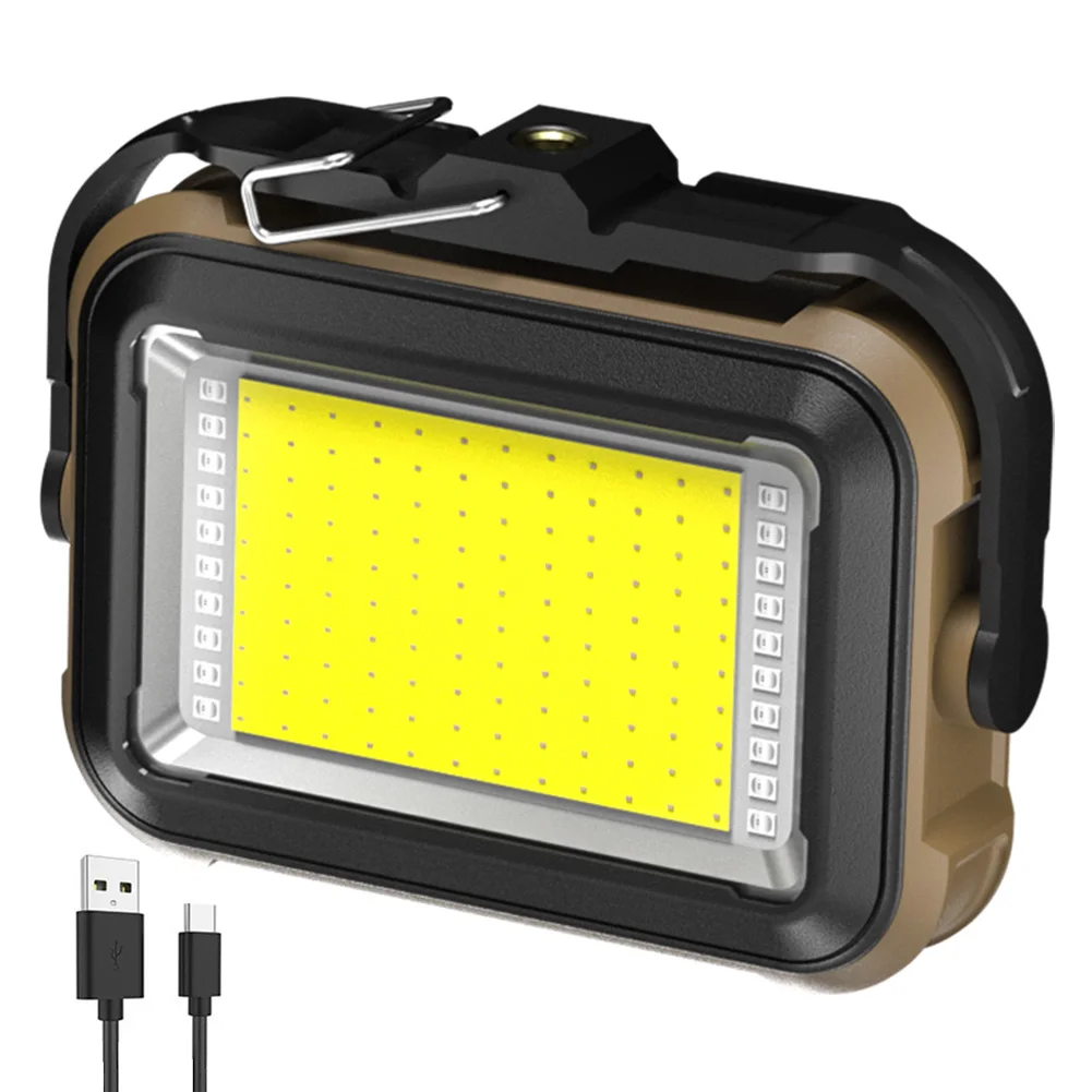 

Solar Work Light Camping Mechanic Light Mobile Power Bank Construction Lamp Power Display for Construction Site Garage Workshop
