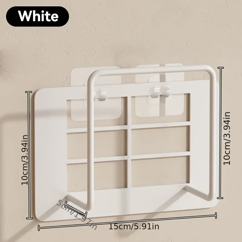 1pc Router Storage Shelf Wall Mount, No Drill Easy Install Iron Holder for Modem Box Home Office Bedside Organizer