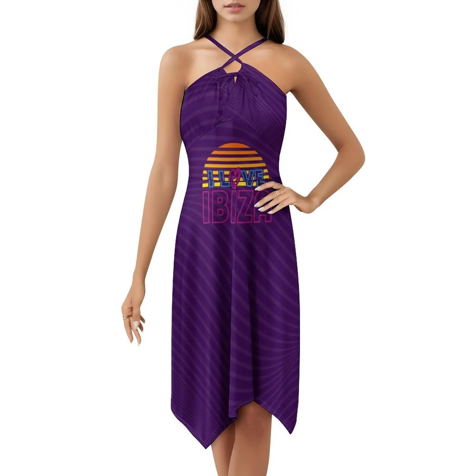 فستان حفلات نسائي صيفي وقت الصيف في إيبيزا ملابس نادي مطبوعة عصرية للسيدات نادي إيبيزا الصيفي الصيفي إيبيزا #5