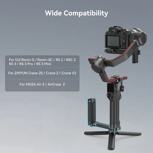 Smallrig側ハンドルdji rs3、rs4、rs3 pro、ronin-s、sc、zhiyun 