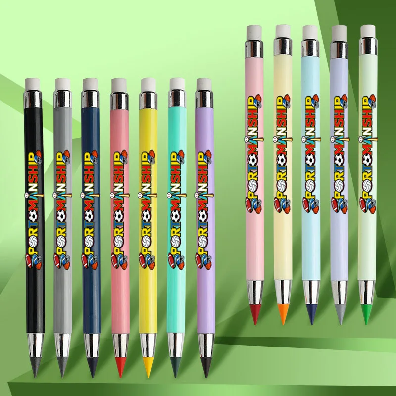 

12pcs Ball series eternal pencils, colored writing, recording and drawing pencils, sharp-free and non-breakable pencils