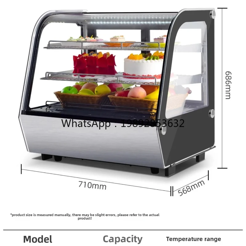 BX Display Cabinet Dessert Cabinet Cake Display Cabinet Refrigerated Milk Commercial Dessert