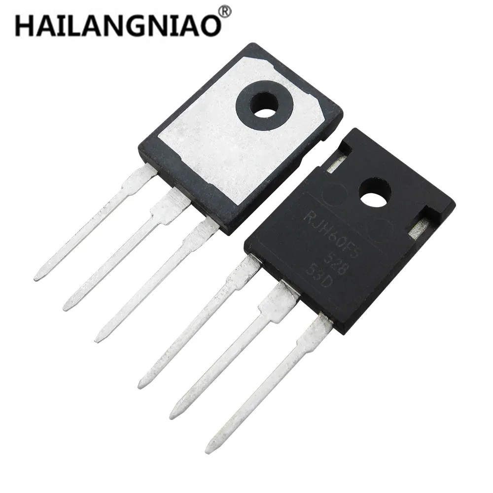 HAILANGNIAO 5 قطعة RJH60F5DPQ RJH60F5 TO-3P N قناة IGBT عالية السرعة تبديل الطاقة في الأوراق المالية