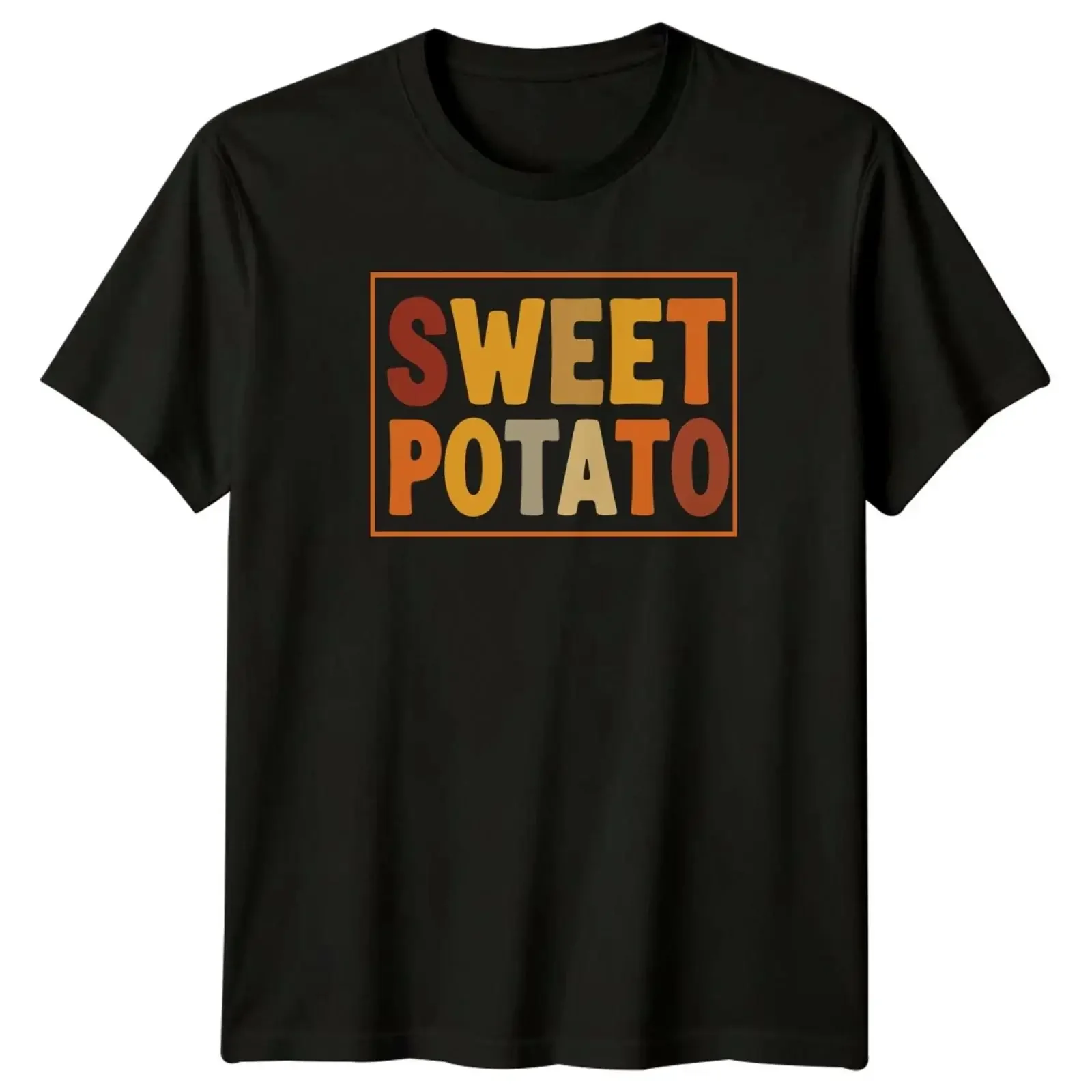 Süßkartoffel Herren T Shirt Essen Trinken Geschenk für Ihn vintage Washed Breathable designer clothes graphic Slightly Soft