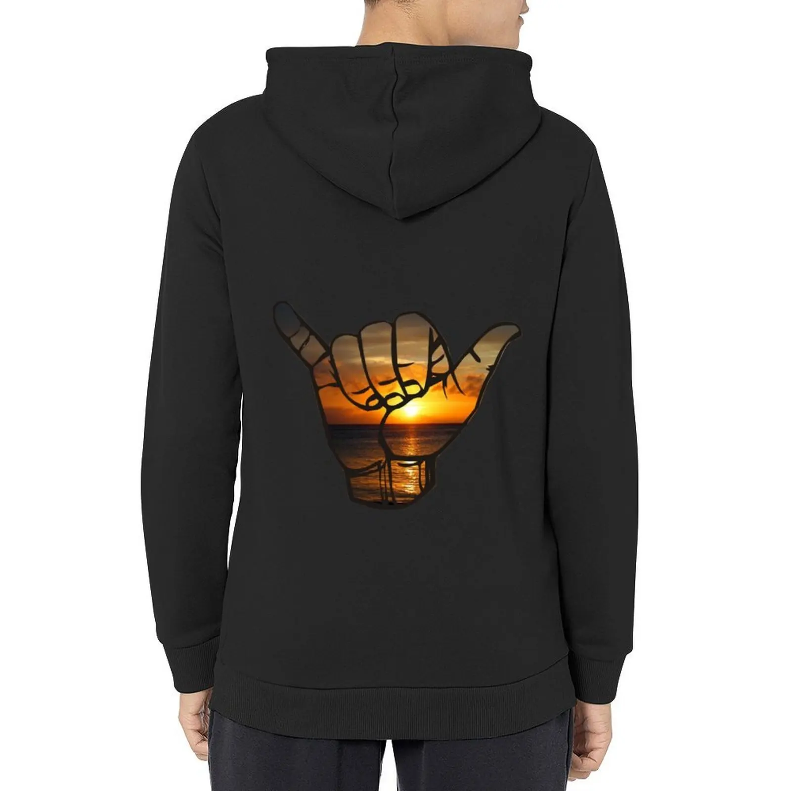 

Shaka Sunset Hoodie men wear blouse autumn clothes for men men's hoodies