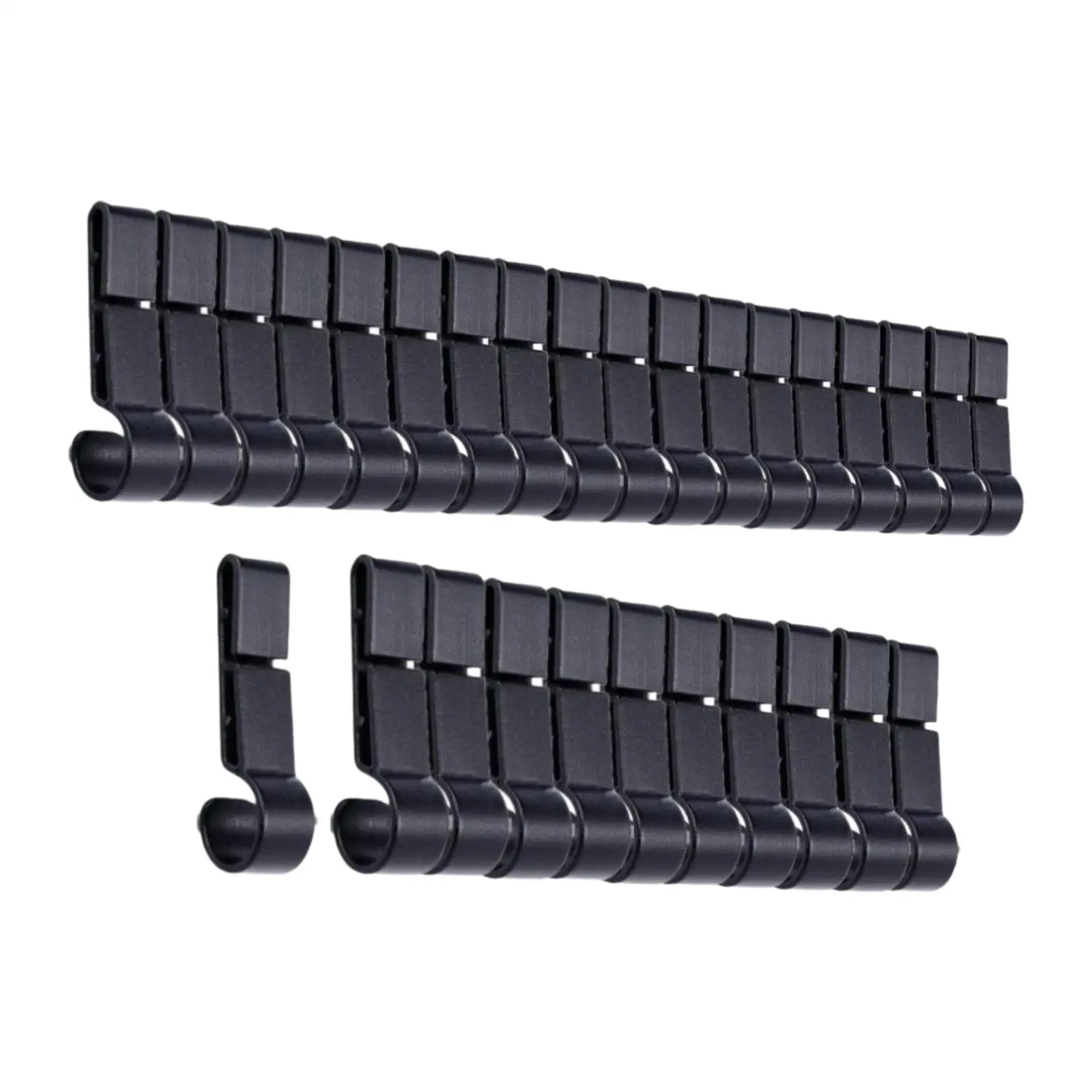30x Helmet Clips for Head Light Light Clips Outdoor Activities Lightweight Portable Professional Headlight Hooks