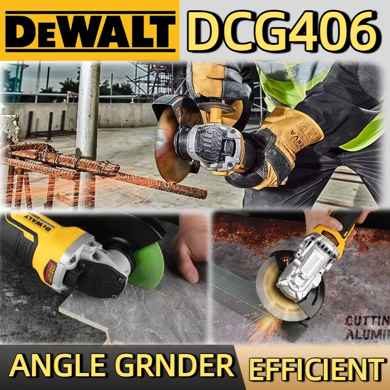 디월트 DCG406 - 20V 고성능 브러시리스 무선 앵글 그라인더 우수한 절단 및 연마 125mm
