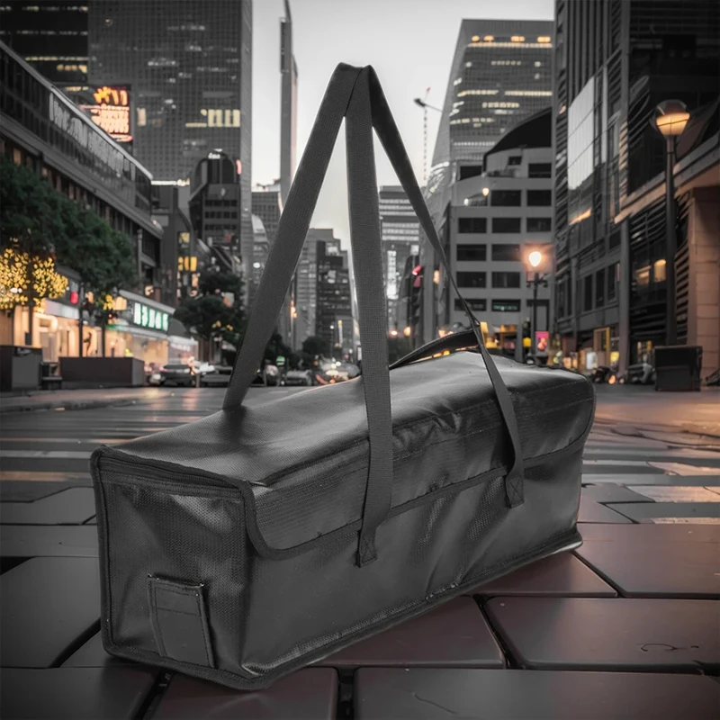 Fireproof E-Bike Battery Bag for 36V 48V 60V 72V Lithium Battery Safe Storage Protective Case for Electric Bicycle