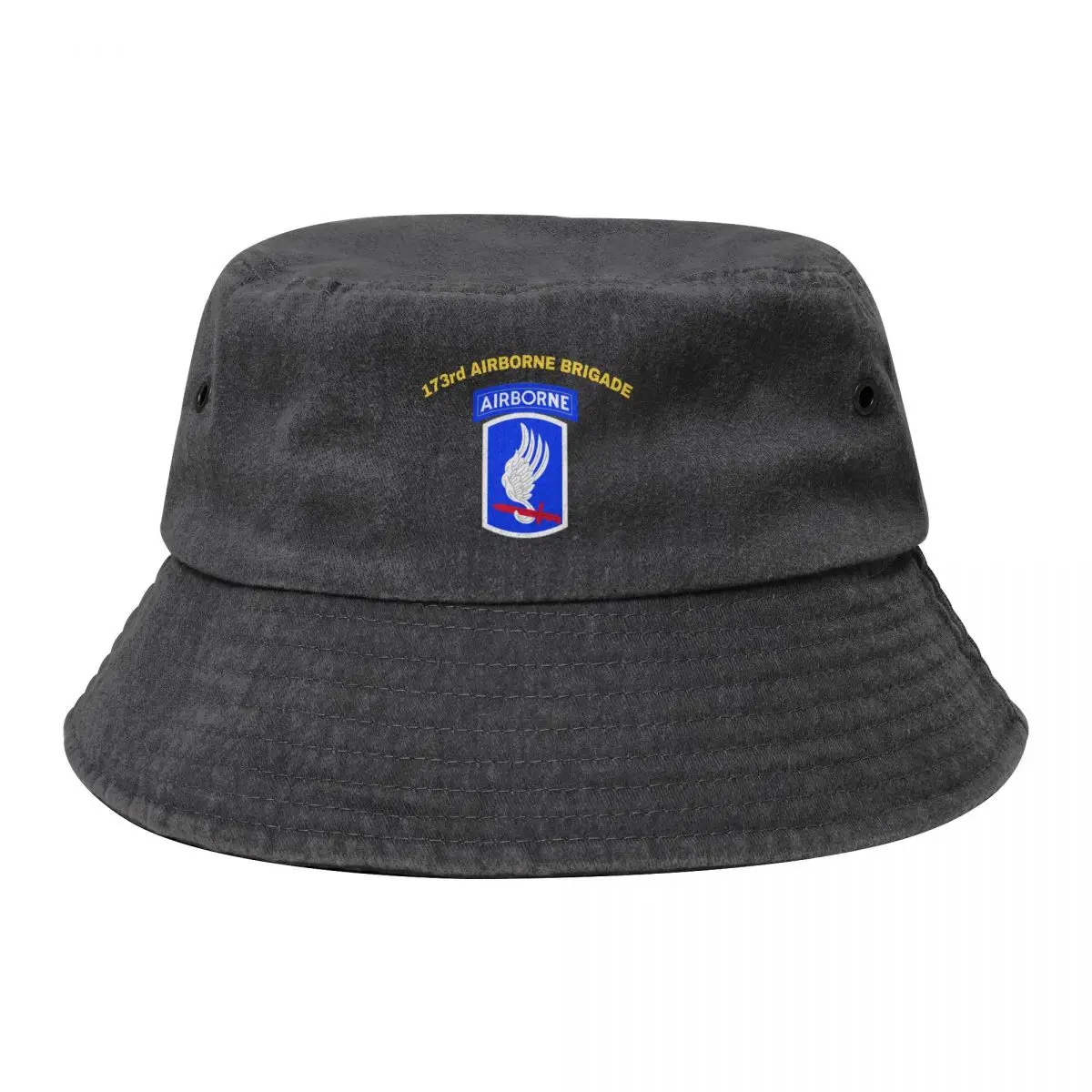 173rd Airborne Brigade Sky Soldiers Bucket Hat Icon Custom Cap Snap Back Hat Golf Hat Man Men Caps Women's