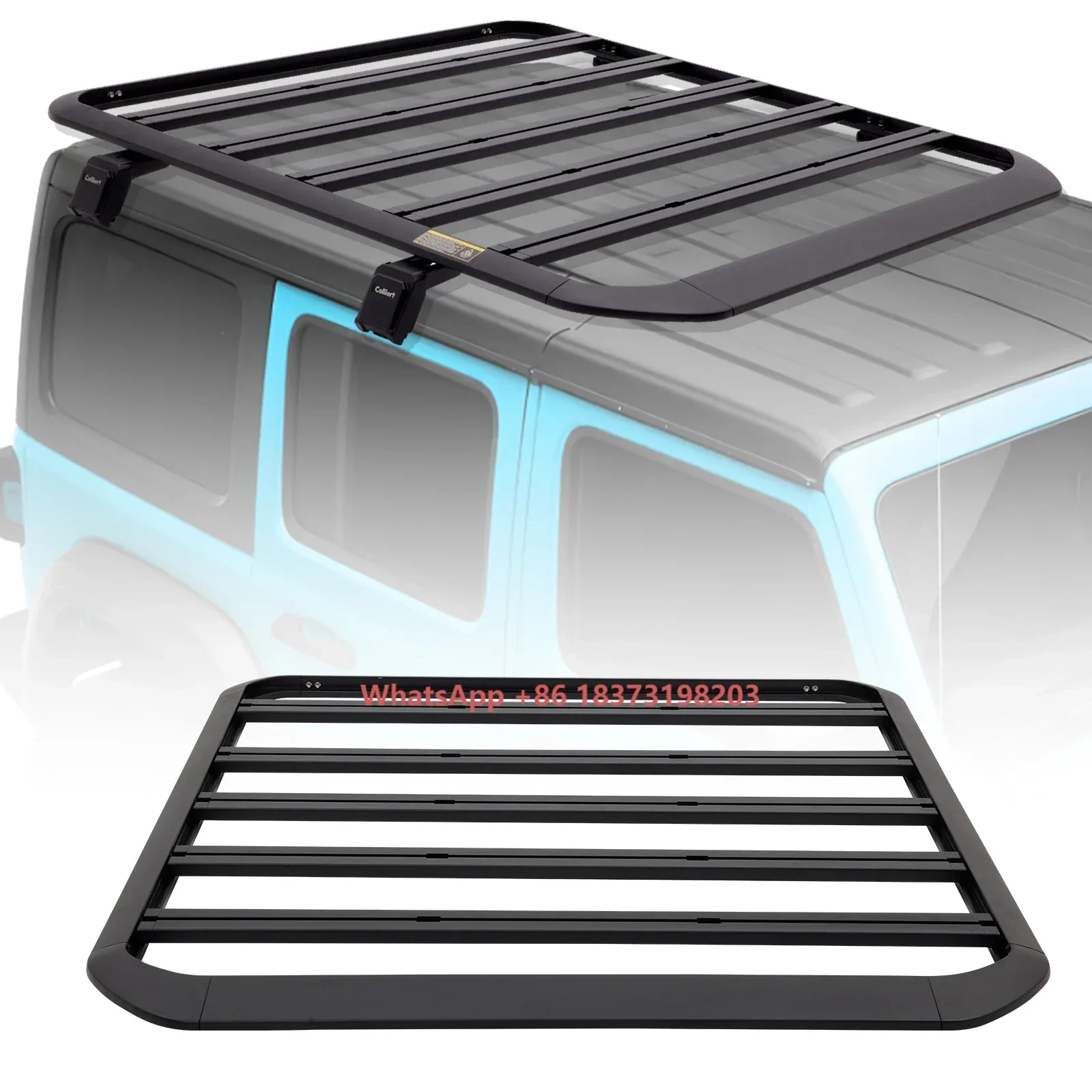 

Roof Rack for Wrangler JL 2018-2024 Aluminum Cross Bars Cargo Basket for 2020-2024 Gladiator JT Hardtop Body Parts