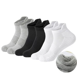 Men's Running Ankle Low Cut Socks Performance Thick Cushioned Breathable Athletic Sports Tab Socks