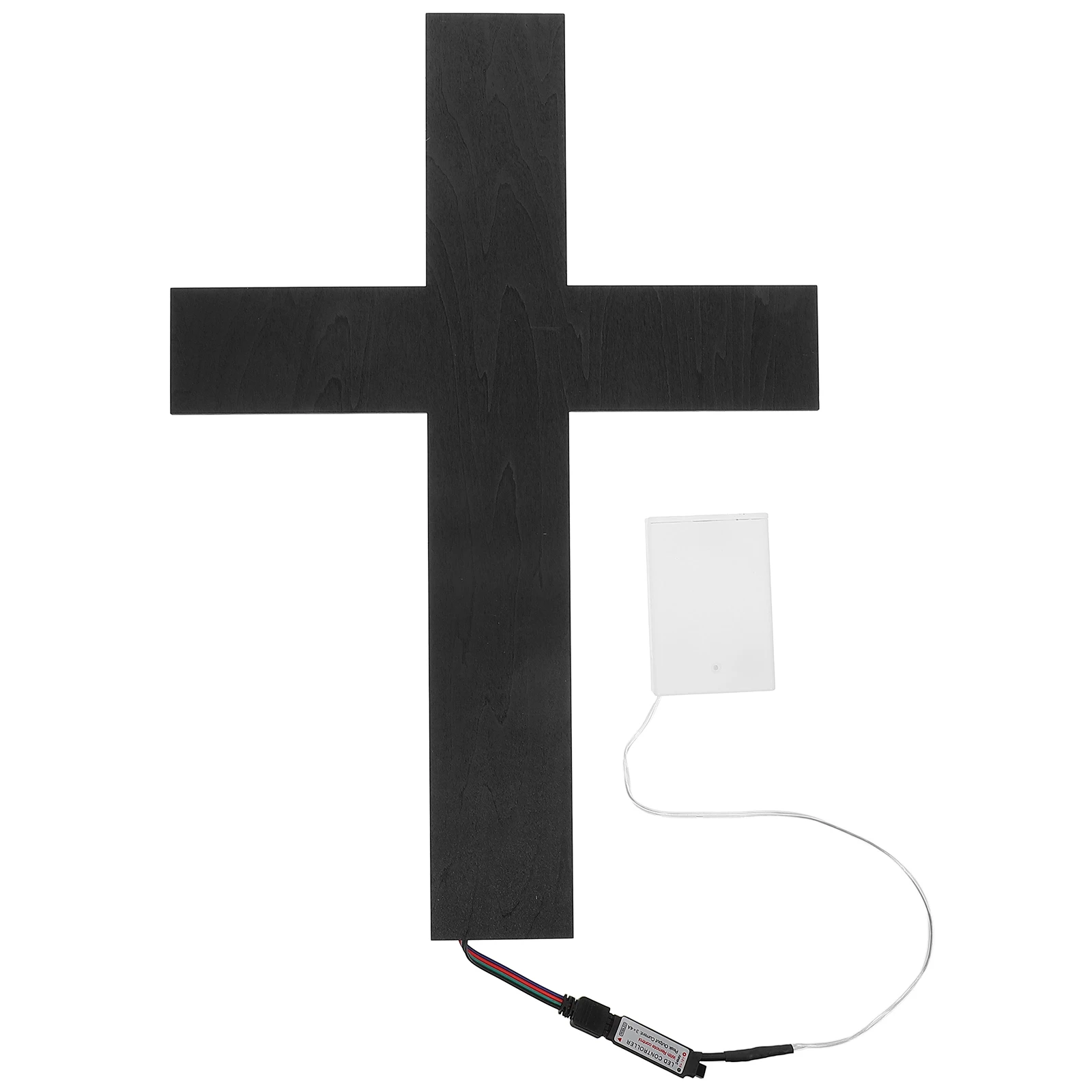 

Rechargeable Black Cross Lamp Night Light Projection LED Cross Wall Lights For Living Room for Living Hallway Decor Baby Room