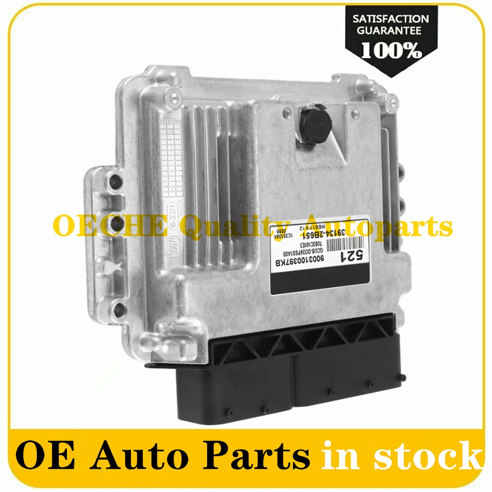 New High Quality Engine Electronic Control Unit Computer Board ECU 39134-2B651 391342B651 521  MEG17.9.12 for KIA Hyu Ndai
