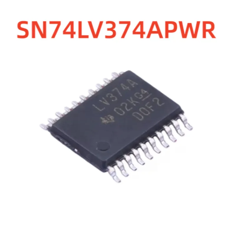10PCS SN74LV374APWR Logic IC Octal D-Type Flip-Flop 8-Channel TSSOP20 2V~5.5V Positive Edge Trigger 3-State Output New Original