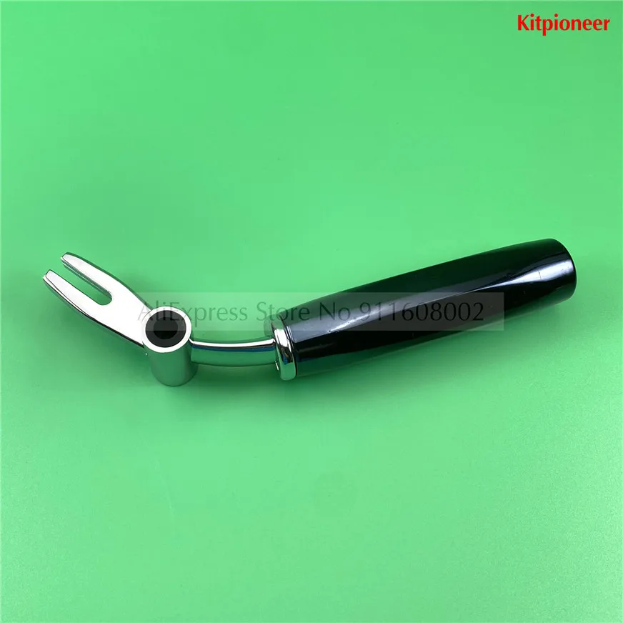 ماكينات تقديم الآيس كريم MQL ناعمة ، قطع غيار كرنك ذات مقبض معدني ، رافعة يدوية باللون الأزرق العميق للأغراض التجارية ، تركيب جديد