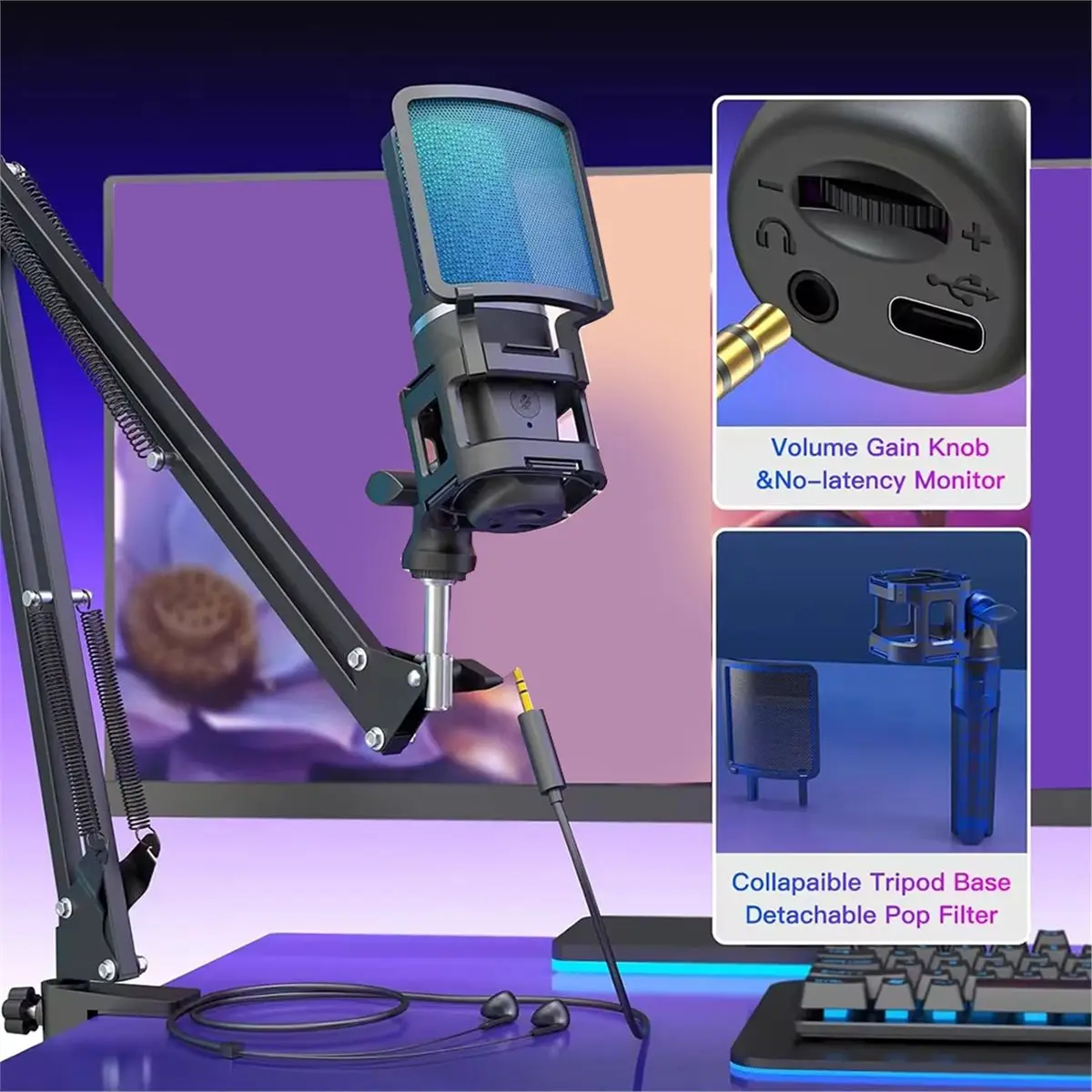 microphone-de-jeu-usb-rgb-a-condensateur-a26m-–-micro-professionnel-pour-ordinateur-enregistrement-streaming-et-podcasting